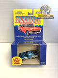 Pull Back Thunderjets | 39302 | Johnny Lightning-American Line-K-Acme Stock Car | Blue and White-ProTinkerToys