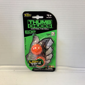 Toy set for skill play: thumb chucks with a glowing ball for Zing ZG888CDU