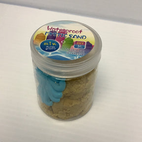 Container of waterproof mystic sand for sensory play for BVP 88640
