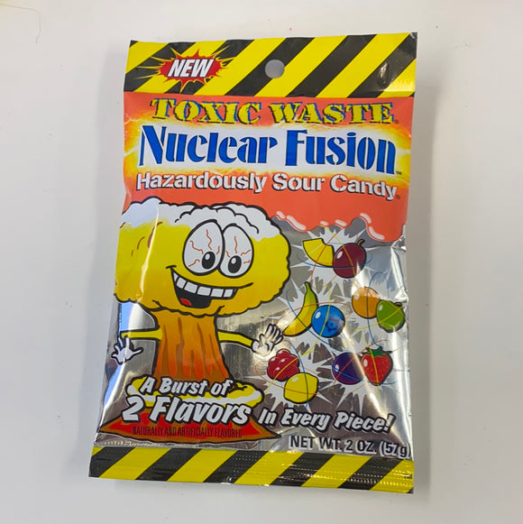 TOXIC WASTE NUCLEAR FUSION 2 OZ PEG BAG | 40372 | Nassau Candy-ProTinkerToys.com-[variant_title]-ProTinkerToys