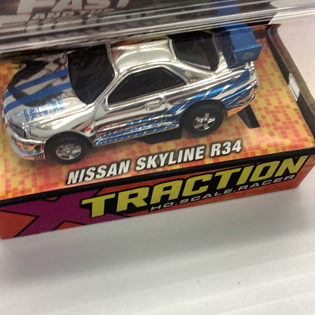 F&F X Traction Slot Cars Fast and Furious Nissan Skyline | 39503 | Johnny Lightning-Auto World-[variant_title]-ProTinkerToys