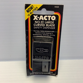 Pack of 15 large curved blades for X-Acto craft knife for X422