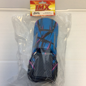 Blue and black decal for a brushless truck body for IMX16921