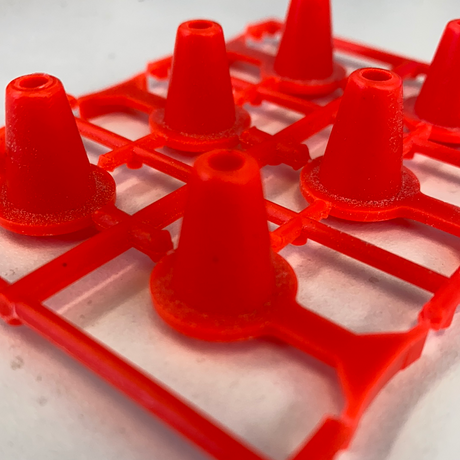 Orange Road Cones 6 | 87985 | Tyco-American Line-K-[variant_title]-ProTinkerToys