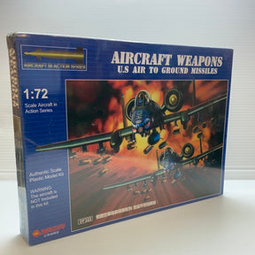 Model kit box art showing aircraft weapons, 1:72 scale for Zhengdefu ZDF322