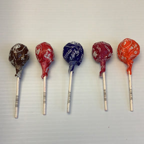 Assorted colored lollipops on sticks, ready to eat for Tootsie Roll 2423