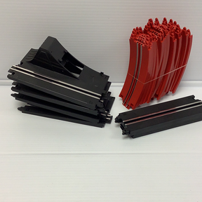 Black and red lighting components for a double loop kit for Johnny Lighting JL2004