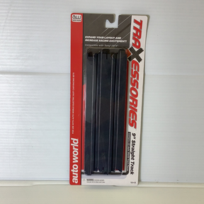 Black plastic track pieces for auto racing layout expansion for Auto World 00172