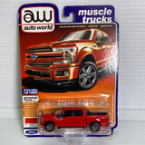 Auto World  Muscle Trucks Premium Version A & B | AW64262 | AW Die Cast-Round2 Returns-AW64262-B-3-1 | 2019 Ford F-160 lariat Red | Auto world Die Cast-ProTinkerToys