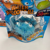 Blue, reusable water balloon toy with cartoon characters for BVP 88621