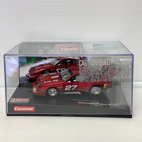Red slot car in box: Chevrolet Dekon Monza model for Carrera 27614