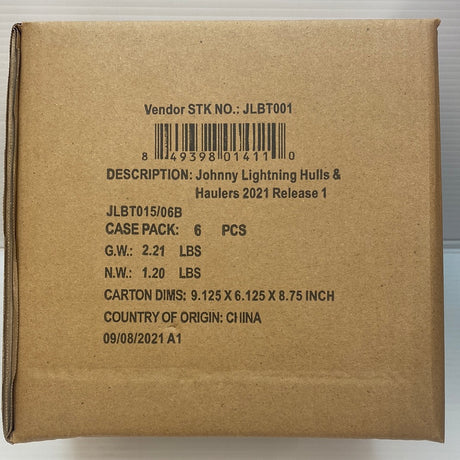 Johnny Lightning Gone Fishing/Truck and Trailer/Hulls & Haulers (B) | JLBT015 | Johnny Lightning-Round 2-1 Interbox of 6 cars Unopened 2/ea of 3 cars ( you might get 1 i wheel ) | JLBT01-B | Johnny Lightning-ProTinkerToys