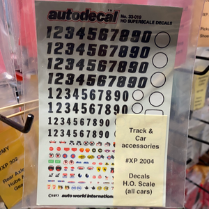 Decals H.O. Scale (all cars) | XP 2004 | Track & Car accessories-Tyco-K-[variant_title]-ProTinkerToys
