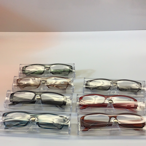 Assortment of reading glasses in various frames and colors for Schylling 83680