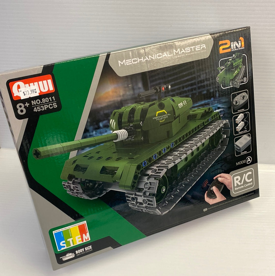 Tech Brick R/C Tank 2 in 1 | QIH08011 | Qihui Bricks