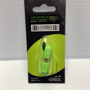 Grex fluid nozzle, 0.30mm, packaged for easy identification for A054030