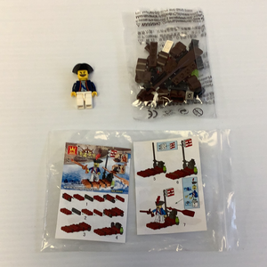 Wange 24042 "PIRATES of Paradise”Series  41PCS raft with pistol  and flag  in bag 1 Figure-Wange-[variant_title]-ProTinkerToys