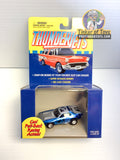 Pull Back Thunderjets | 39302 | Johnny Lightning-American Line-K-70s Stock Car | Blue and Silver-ProTinkerToys