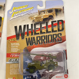 Clearance Military Die cast cars Closeouts Defectives Johnnny Lighting-Round2 Returns-JLML005-A-2-6 | Korean War Willys M38A1C Jeep | Johnny Lighning Die Cast-ProTinkerToys