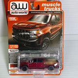 Auto World  Muscle Trucks Premium Version A & B | AW64262 | AW Die Cast-Round2 Returns-AW64262-A-3-2 | 2019 Chevy Silverado Z71 Custom Trail Boss  Cajin Red| Auto world Die Cast-ProTinkerToys