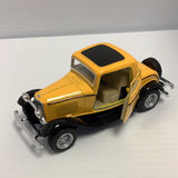 1932 Ford 3-Window Coupe | 5332D | Kinsmart-Toy Wonders-Yellow-ProTinkerToys