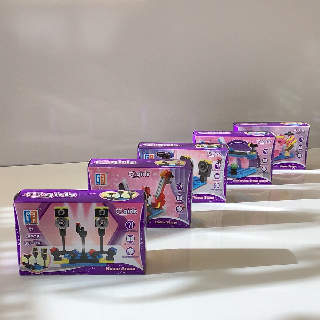 DIY blocks toy/ lovely girl stage instrument set-IMEX-[variant_title]-ProTinkerToys