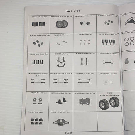 Samurai Parts List-ProTinkerToys.com-[variant_title]-ProTinkerToys