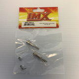 Ninja/Shogun/Katana Parts | IMX | Imex R.C.-IMEX-Metal Rear Wheel Shafts/Pins/Lock Nut M4 | 16914 | IMEX-ProTinkerToys