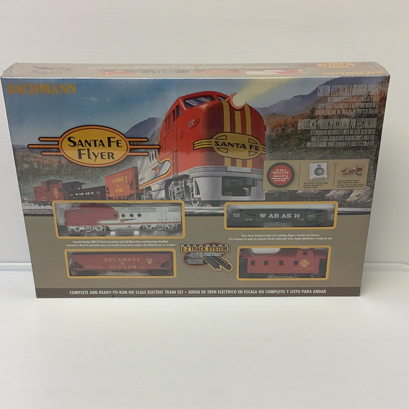 Santa fe flyer train set sales
