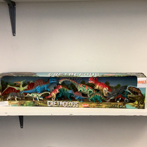 Dinosaur action set featuring articulated models of various prehistoric reptiles for IMEX Model Company IMX49010