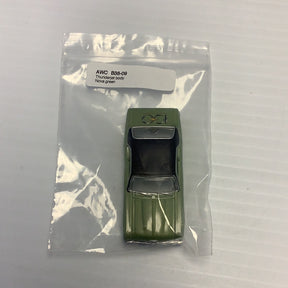 Green die-cast car body, labeled AWC B36-09, Nova green for American Line
