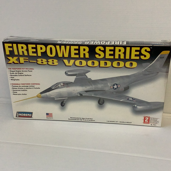 XF-88 Voodoo Firepower Series | 75311 | Lindberg Model-Lindberg Model-[variant_title]-ProTinkerToys