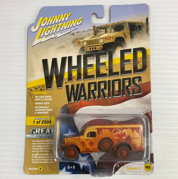 Clearance Military Die cast cars Closeouts Defectives Johnnny Lighting-Round2 Returns-JLML005-B-5 | WII Dodge WC54 Ambulance | Johnny Lighning Die Cast-ProTinkerToys