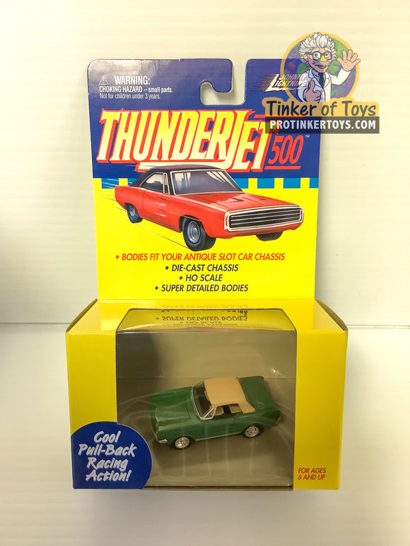Ford Mustang | 39301 | Pull Back Thunderjets-American Line-K-Ford Mustang | Green-ProTinkerToys