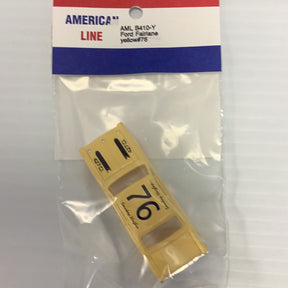 Yellow Ford Fairlane B410-Y American Line trim piece