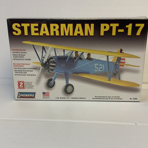 Stearman PT-17 | 72582 | Lindberg Model-Lindberg Model-[variant_title]-ProTinkerToys