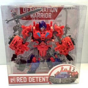 Action figure set: Red Detent Deformation Warrior toy for BVP 86292TY