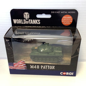 M48 Patton die-cast model tank in box for Corgi WT91201