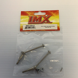 Ninja/Shogun/Katana Parts | IMX | Imex R.C.-IMEX-Metal Front Cad Shafts/Pins/Lock Nut M4 | 16912 | IMEX-ProTinkerToys