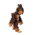 Pixelated figure resembling Bigfoot or Sasquatch for Plus Plus 05108