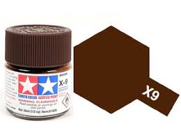 Tamiya Acrylic Mini Paint | All Colors | Tamiya Paints-Tamiya Paints-Brown Paint | 81509 | X-9-ProTinkerToys