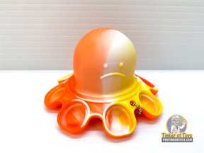 Cute, colorful octopus toy with a simple, expressive face for BVP 88782