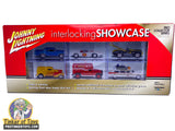 Display case for collectible die-cast cars, holding six vehicles for Johnny Lightning 553-04