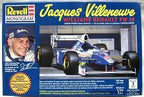 Model kit box art for Jacques Villeneuve Williams Renault FW 19 race car for Revell 72110