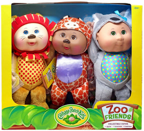 Three stuffed animal friends: Jaye Lion, Garnet Giraffe, and Frankie Koala for Cabbage Patch Kids 2238832