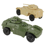 Scout Vehicles Recon Patrol Armored Cars – Olive & Tan | 07193 | Tim Mee-BMC-[variant_title]-ProTinkerToys