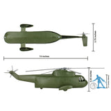 Army Men Rescue Helicopter Playset – Olive Green & Blue | 07590 | Tim Mee-BMC-[variant_title]-ProTinkerToys