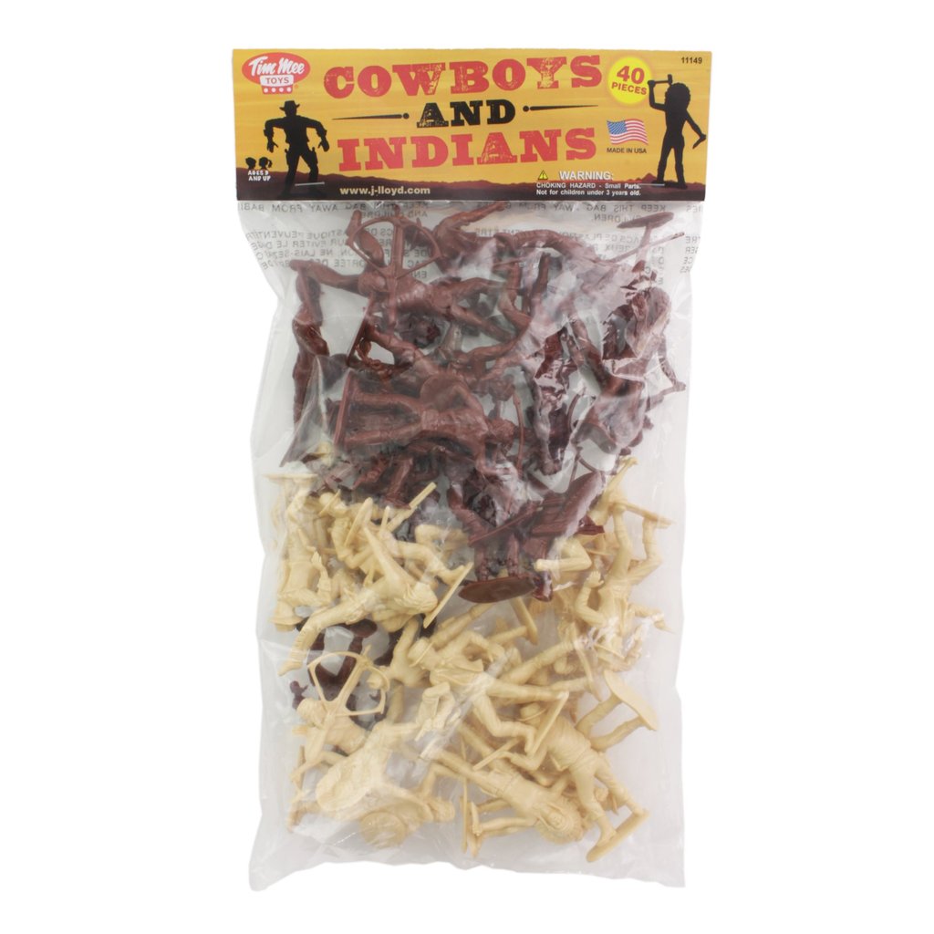 Cowboys & Indians Playset – Rust Brown & Tan | 11149 | Tim Mee