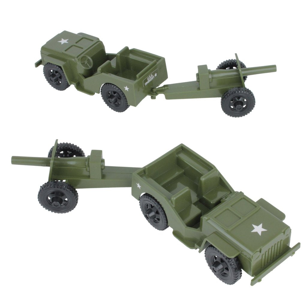 Willys Jeep Combat Patrol & Artillery – Olive Green | 28351 | Tim