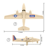 Fighter Jet and Twin-Engine Prop Plane – Tan | 06352 | Tim Mee-BMC-[variant_title]-ProTinkerToys